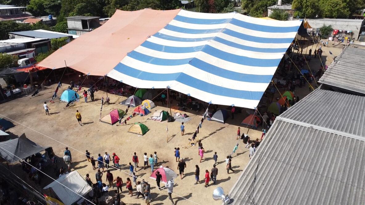 Tras denuncia de migrantes, llegan Servicios de Salud de Oaxaca a albergue de Tapanatepec. Foto: Especial