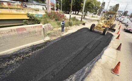 Repara ayuntamiento vialidades en el Parque del Amor, luego de impedir bacheo voluntario