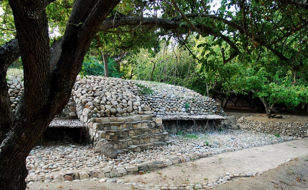 Templo de la Serpiente en la zona arqueológica Bocana del Río. Foto: INAH