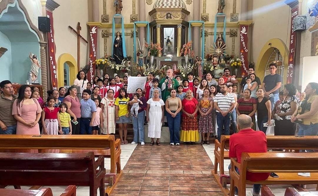 "Misas por la paz" en Oaxaca. Foto: Especial.