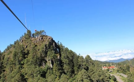 Así es la tirolesa más larga de Oaxaca de un kilómetro sobre los fascinantes bosques de la Sierra Juárez