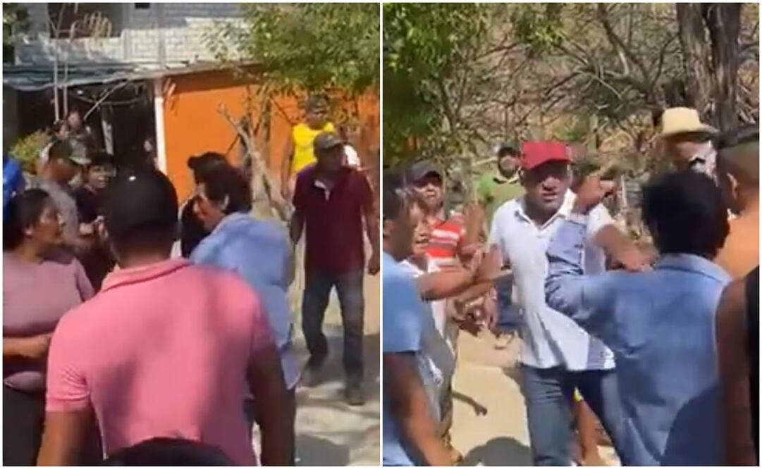 Defensoría de Oaxaca pide seguridad ante violencia en San Miguel Ecatepec por conflicto electoral. Fotos: Capturas de video