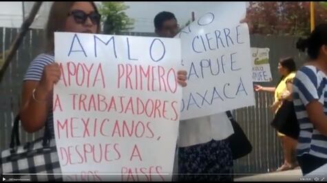 Recriminan trabajadores a AMLO por posible cierre Capufe en Oaxaca