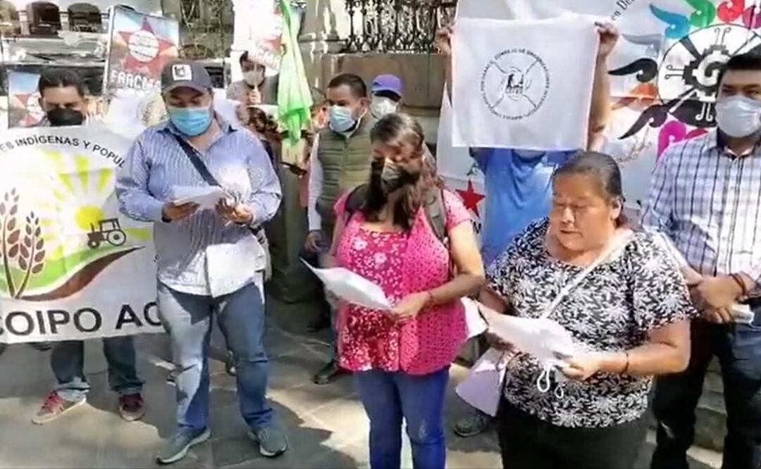 La Asamblea de Pueblos regresa a la calles de Oaxaca para protestar y decirle al gobierno que siguen en resistencia. Foto: Especial