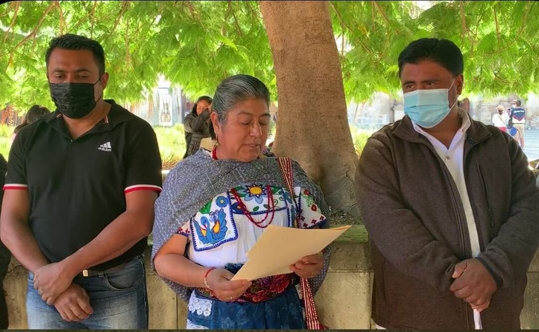 Edil de Chalcatongo, Oaxaca, denuncia a su cabildo por violencia de género y discriminación. Foto: Especial