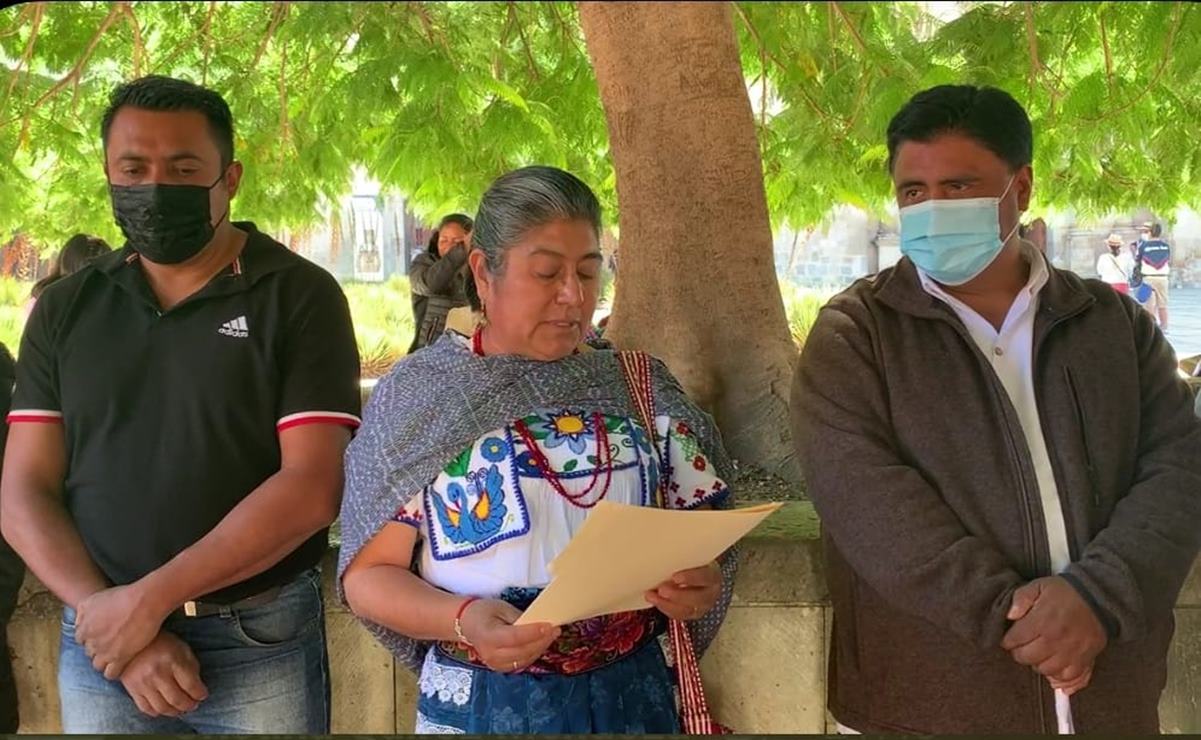 Edil de Chalcatongo, Oaxaca, denuncia a su cabildo por violencia de género y discriminación. Foto: Especial