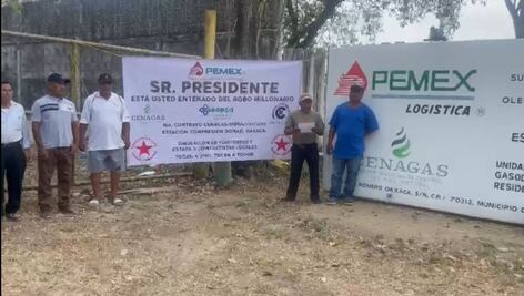 Denuncian en Oaxaca irregularidades de Cenegas en rehabilitación de ductos de Pemex; advierten protestas
