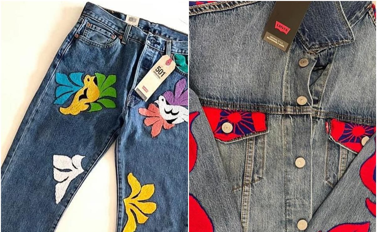 Tras acusación de plagio de bordados mazatecos, pide Seculta no socavar identidad de pueblos indígenas. Fotos: Levi´s