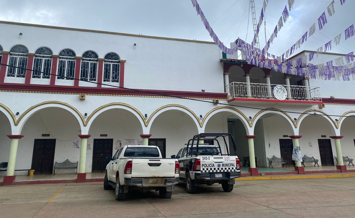Ayuntamiento de San Martín Peras, Oaxaca. Foto: Especial