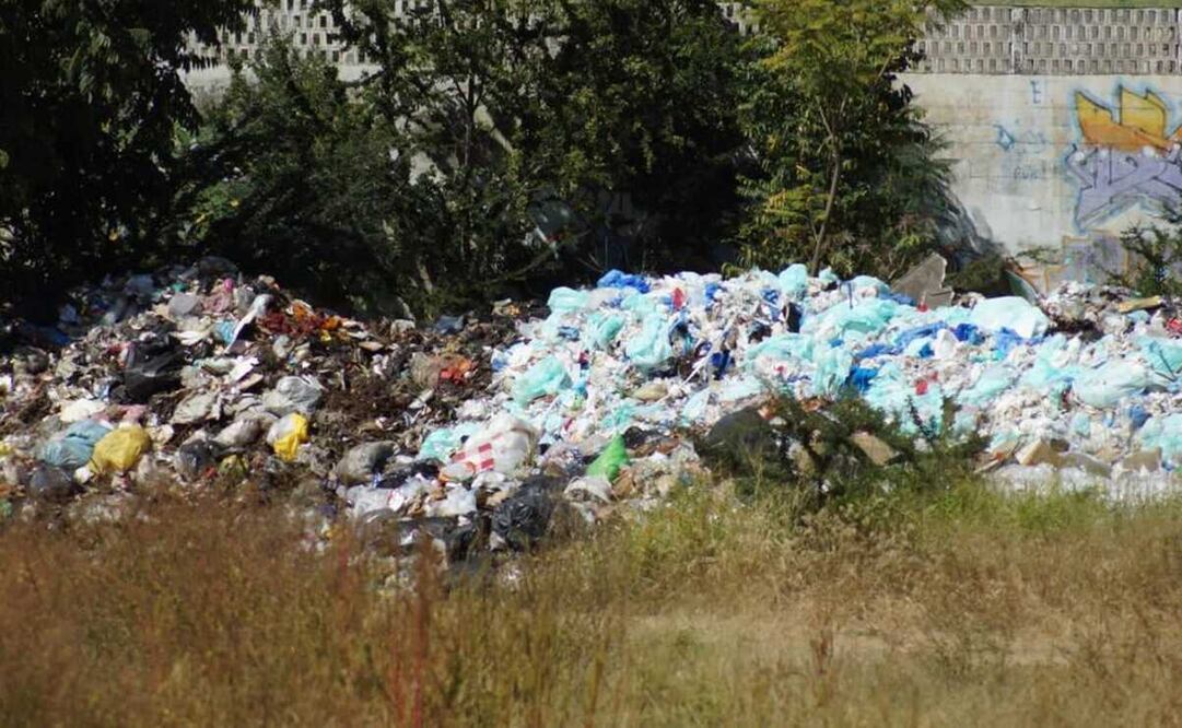 Anuncia Murat terreno de fábrica de triplay como sitio temporal para basura de la ciudad de Oaxaca. Foto: Edwin Hernández