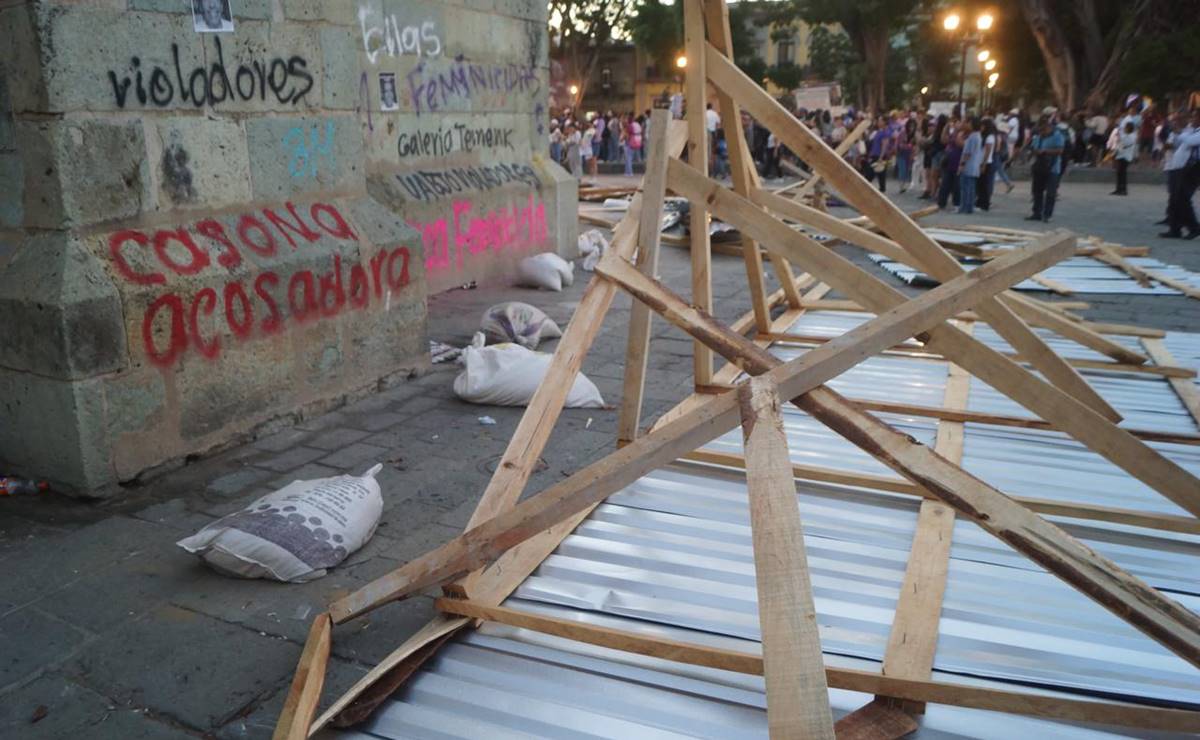 Arzobispo de Oaxaca cuestiona al gobierno estatal por no resguardar Catedral durante protestas del 8M