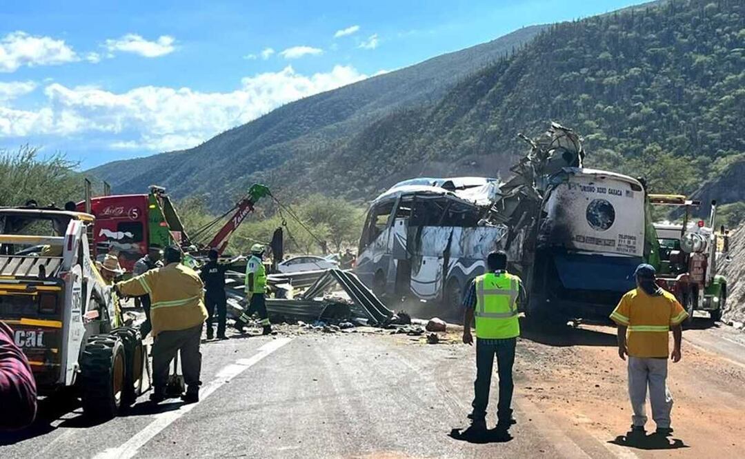 INM cubrirá repatriación de migrantes muertos en accidente en Oaxaca y dará visas humanitarias a heridos. Foto: INM