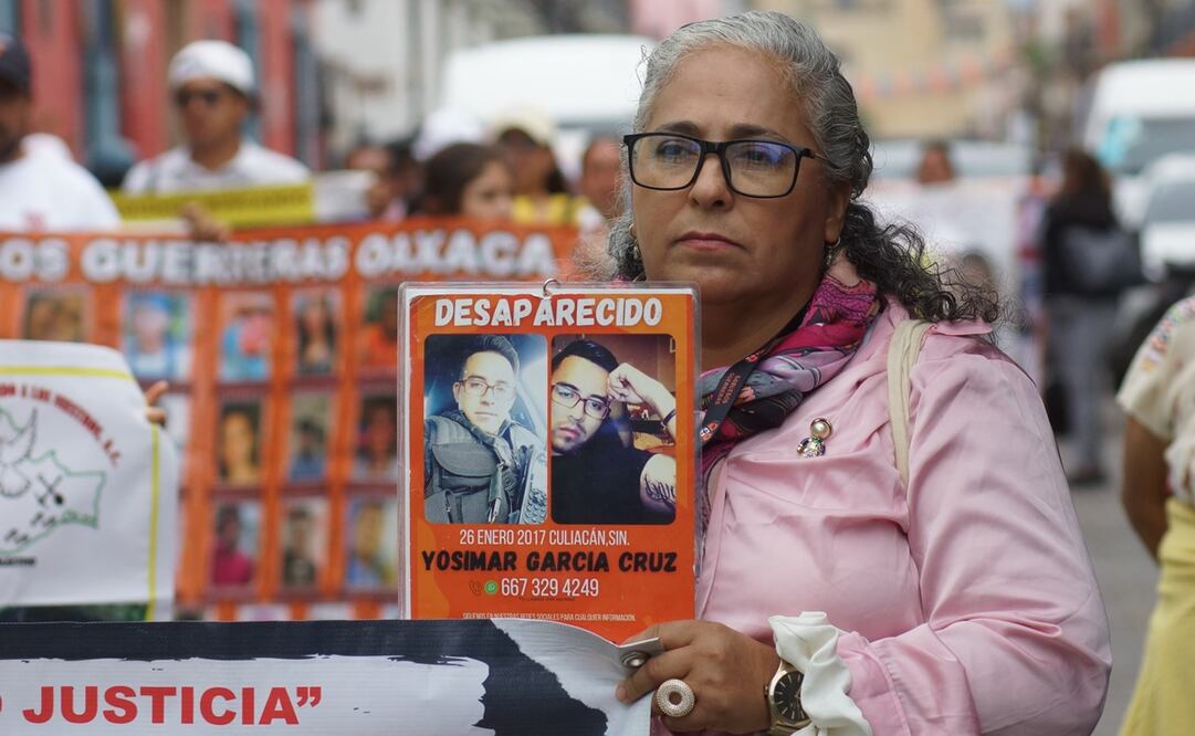 Exigen la aparición con vida de sus seres queridos en Oaxaca. Fotos: Edwin Hernández
