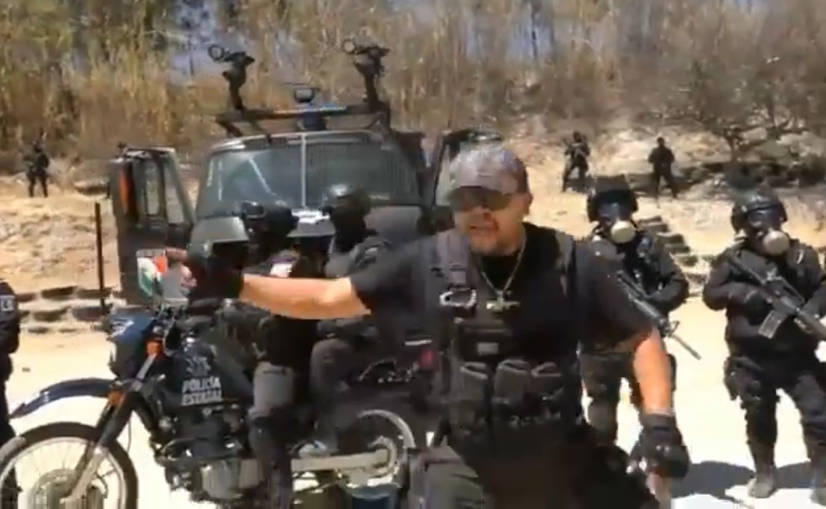 Gobierno de Oaxaca insiste que no autorizó corrido en honor a policías; indagan uso de recursos públicos. Foto: Captura de video
