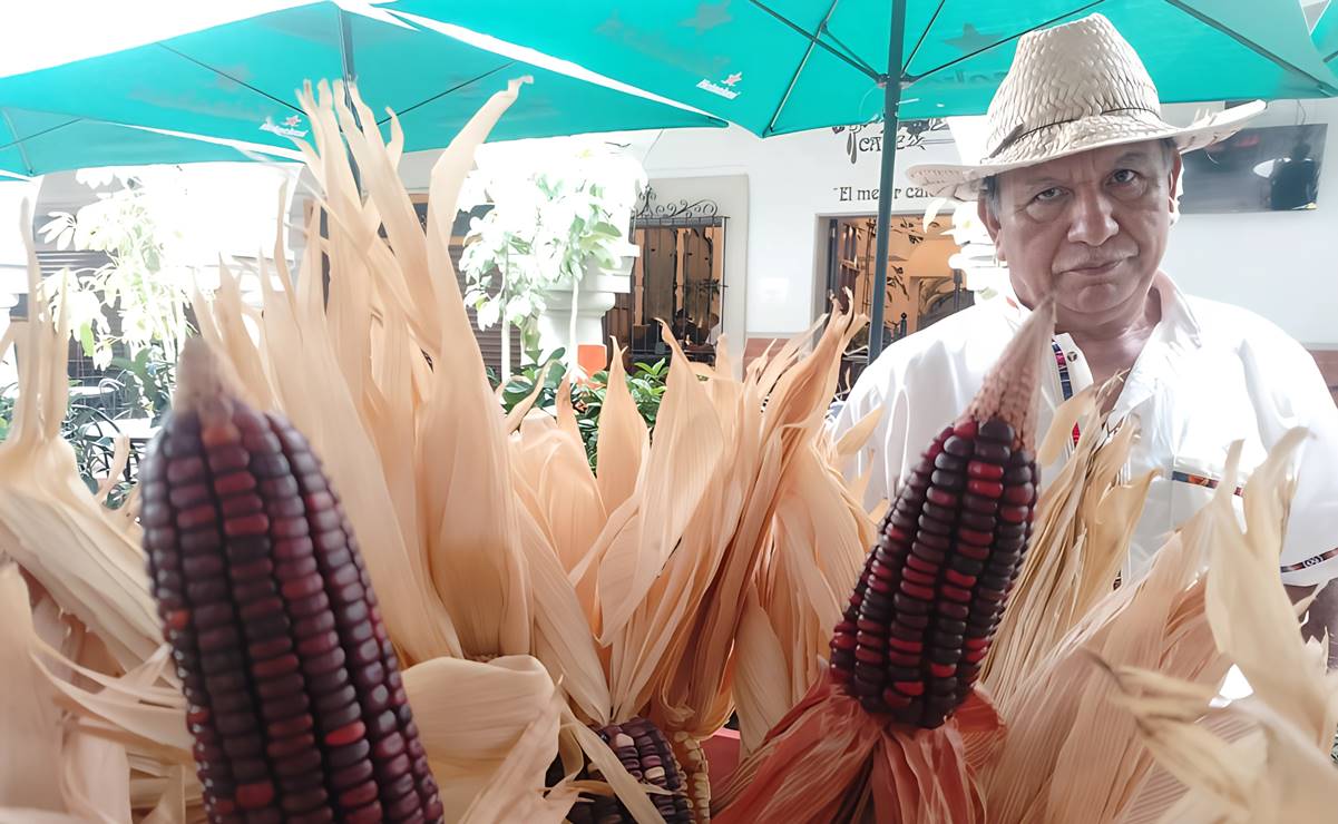Floriano García, creador del primer banco comunitario para proteger las semillas de maíces nativos de Oaxaca