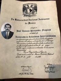 Fraguas presentará denuncia; investigará origen de título falso