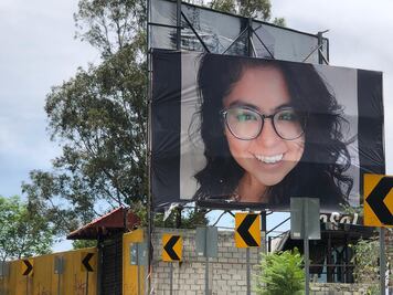 Vandalizan espectaculares que exigen Justicia para Sol; denuncian agresiones