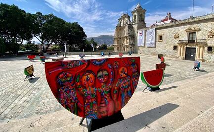 Sandías en honor a Tamayo, intervenidas por artistas de Oaxaca, se exhibirán en Guadalajara