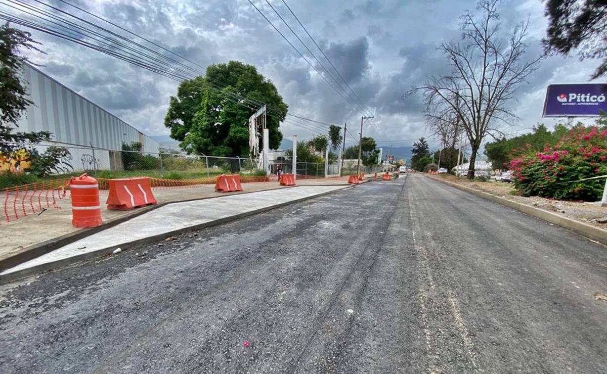 Reportan avance de 60% en modernización de Circuito Interior de la ciudad de Oaxaca