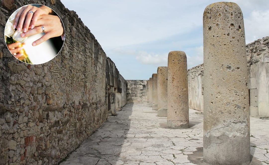 Vive una experiencia cultural única en Mitla con la Piedra de los Sentones, un ritual zapoteca que simboliza amor y compromiso eterno. Foto: Especial.