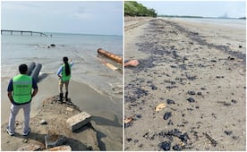 Pescadores de La Ventosa denuncian nuevo derrame de hidrocarburos; contaminación afecta playas y zonas de pesca