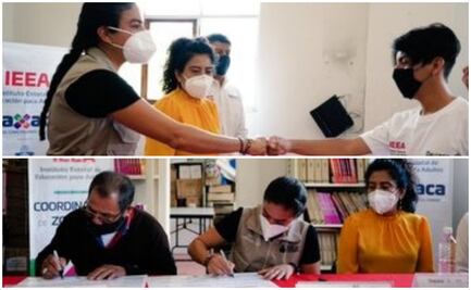 En convenio con Santa María Atzompa, IEEA brindará educación gratuita a su población adulta