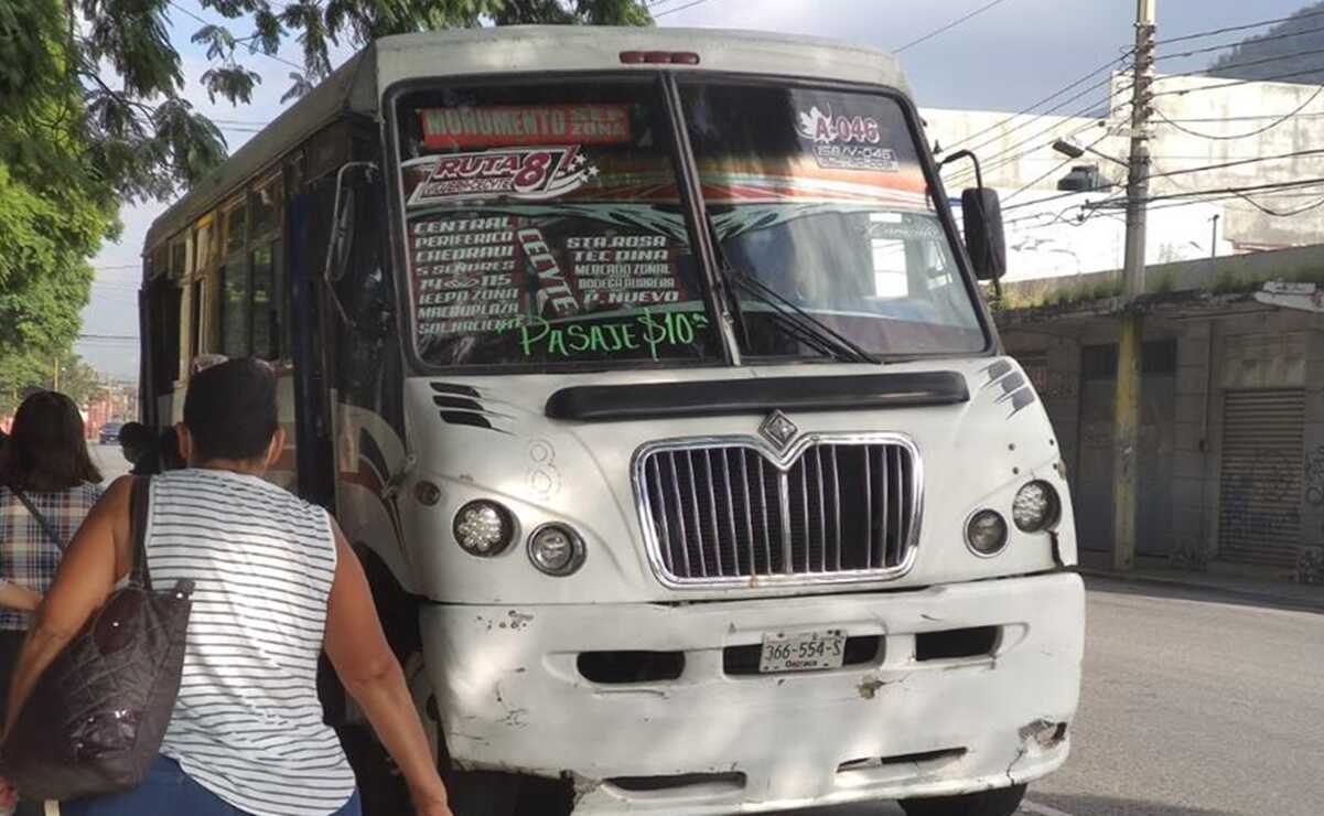 Van 10 unidades infraccionadas y 2 mil quejas por aumento de pasaje en la ciudad de Oaxaca