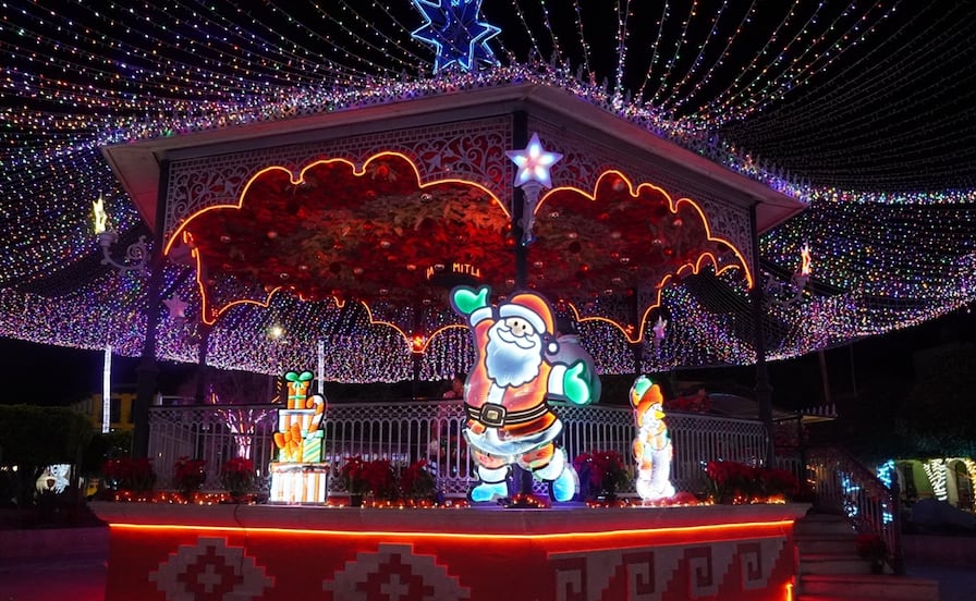 Villa Mágica Iluminada en Mitla: todo lo que puedes encontrar en el Pueblo Mágico de Oaxaca esta Navidad