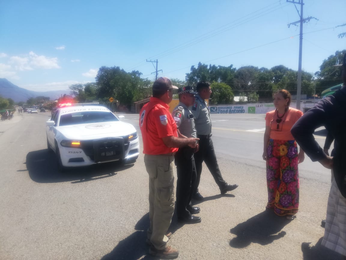 Avanzan 700 migrantes por Oaxaca y los reciben en Zanatepec; no se asumen caravana. Foto: Especiales