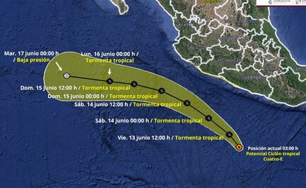 Depresión se intensifica a tormenta tropical Dalila; advierten afectaciones en 4 regiones de Oaxaca