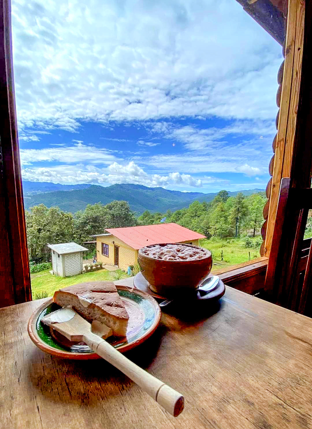 Pan serrano de Oaxaca. Foto: Viajero oaxaqueño, Cabañas Paraíso Los Encinos,