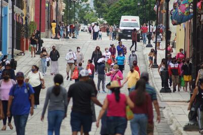 Oaxaca alcanza pico de 2 mil 532 casos activos de Covid-19; reportan 498 nuevos contagios