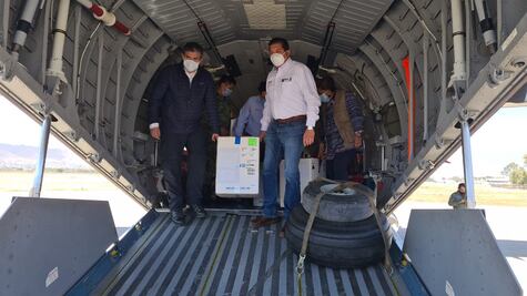 Arriban a Oaxaca 20 mil 475 vacunas de Covid-19 para aplicar segunda dosis a personal de Salud