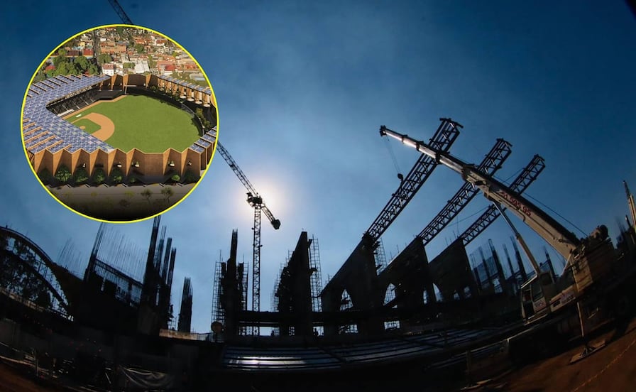 FOTOS: Así avanza el estadio Yu'Va, la nueva casa de los Guerreros de Oaxaca 