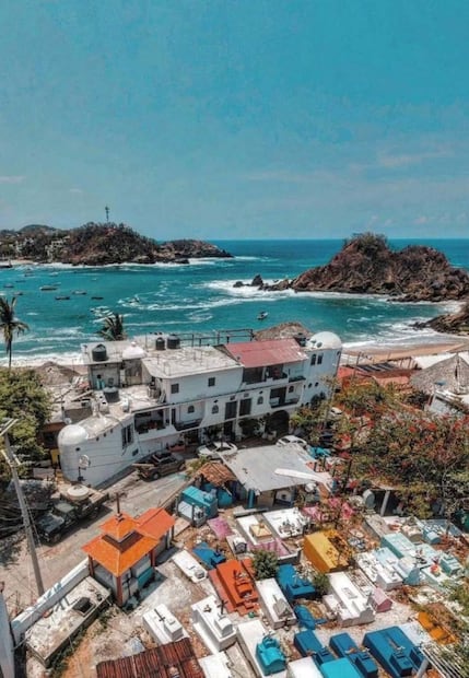 Playa Panteón en Puerto Ángel, Oaxaca. Foto:foodandpleasure.com