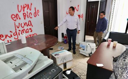 Condena IEEPO actos de vandalismo en protesta de alumnos de la UPN en Ixtepec