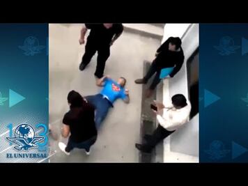 Alumna de preparatoria en NL cae sobre estudiante al lanzarse de segundo piso