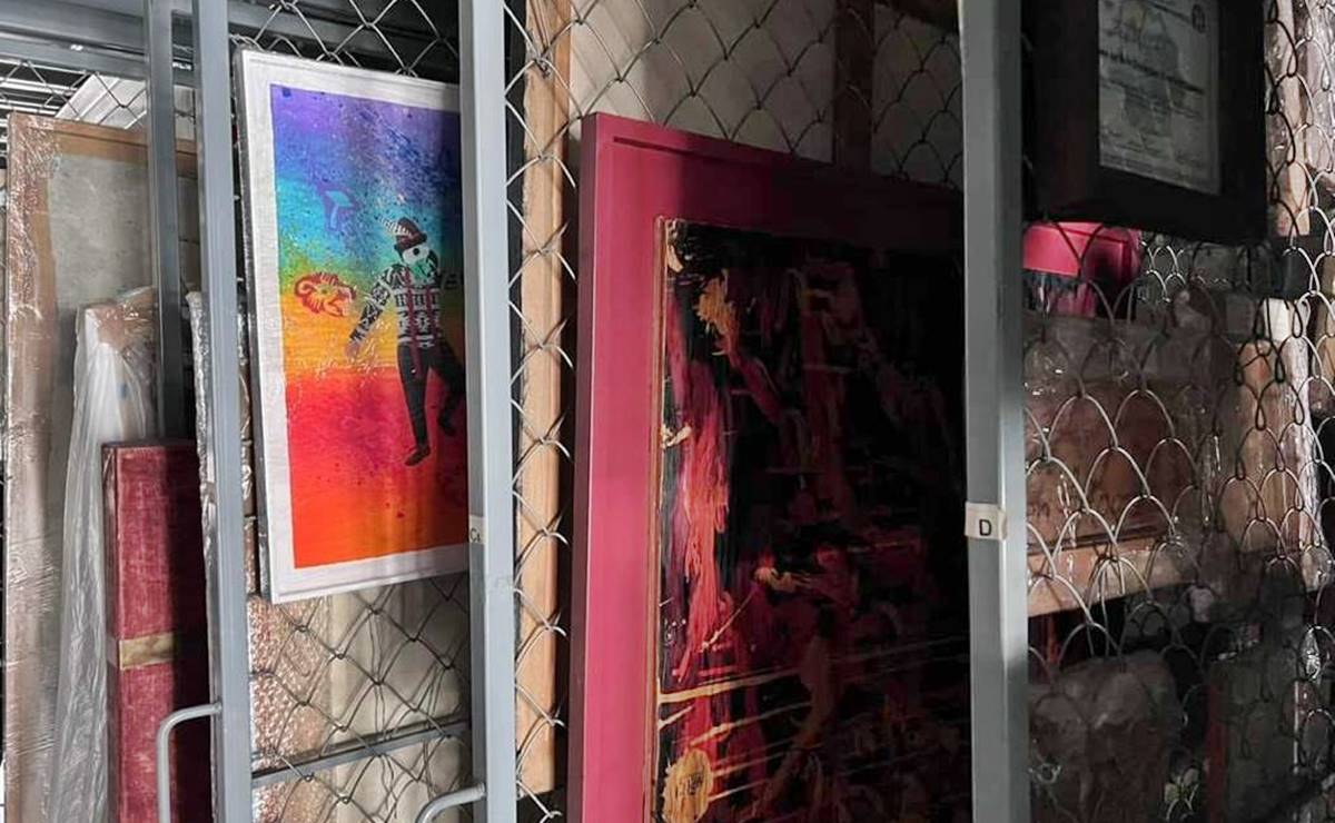 Con obras mojadas y mordidas de ratones, acervo del Museo de Arte Contemporáneo de Oaxaca