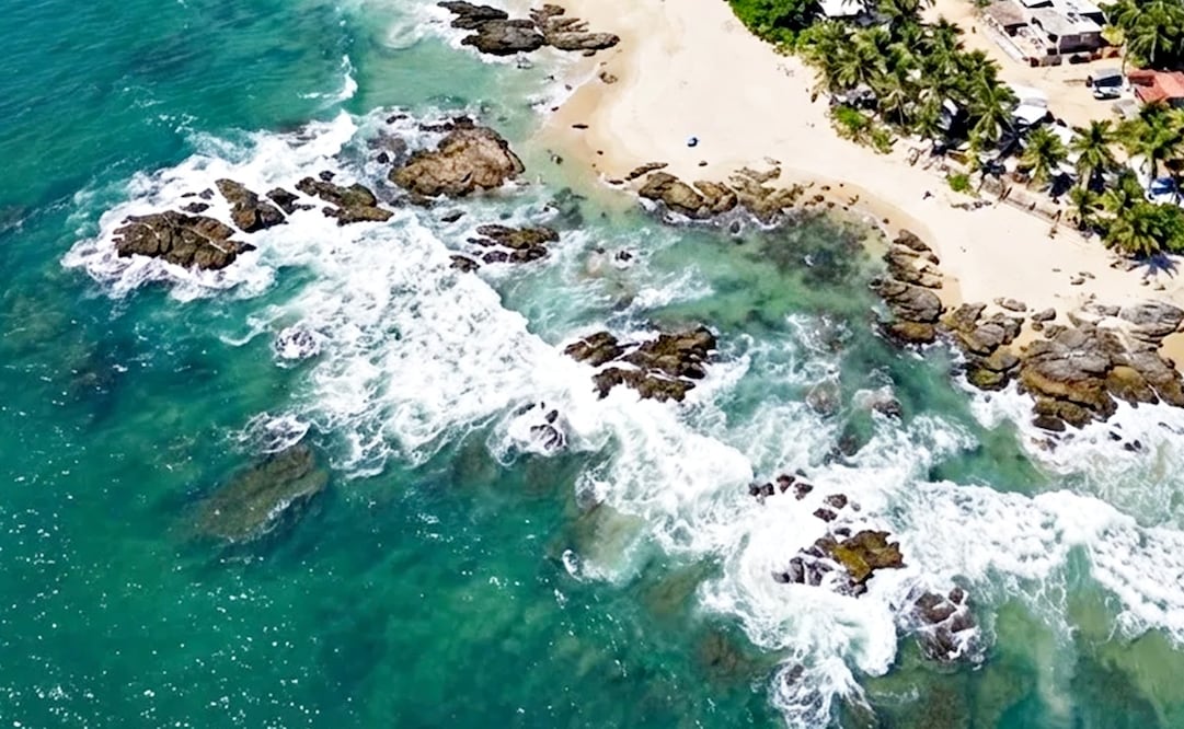 Playa Agua Blanca en Oaxaca. Foto: Mazunte.gob