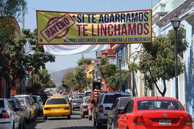 Llegan amenazas de linchamientos al Centro Histórico de Oaxaca
