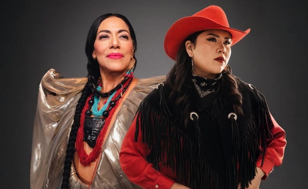 Colaboración de Lila Downs y Vivir Quintana para la serie de Netflix "Mal de Amores". Foto: FB@Vivir Quintana.