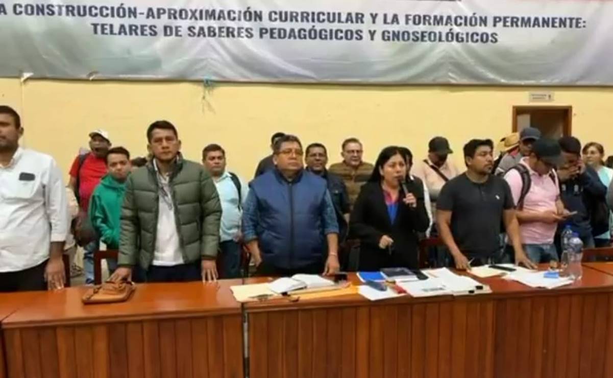 Asamblea Estatal de la Sección 22 del SNTE ratifica paro de labores de 48 horas