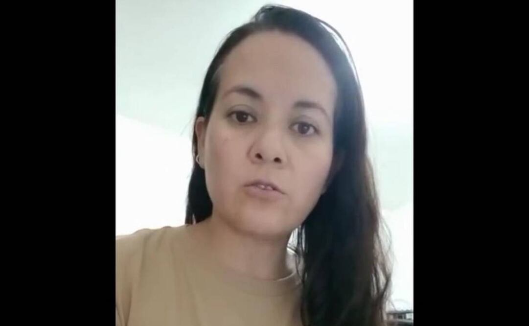 Iliana Acevedo Brena, representante en Oaxaca del Frente Nacional contra Violencia Vicaria, activista y defensora de derechos humanos. Foto: Tomada de video