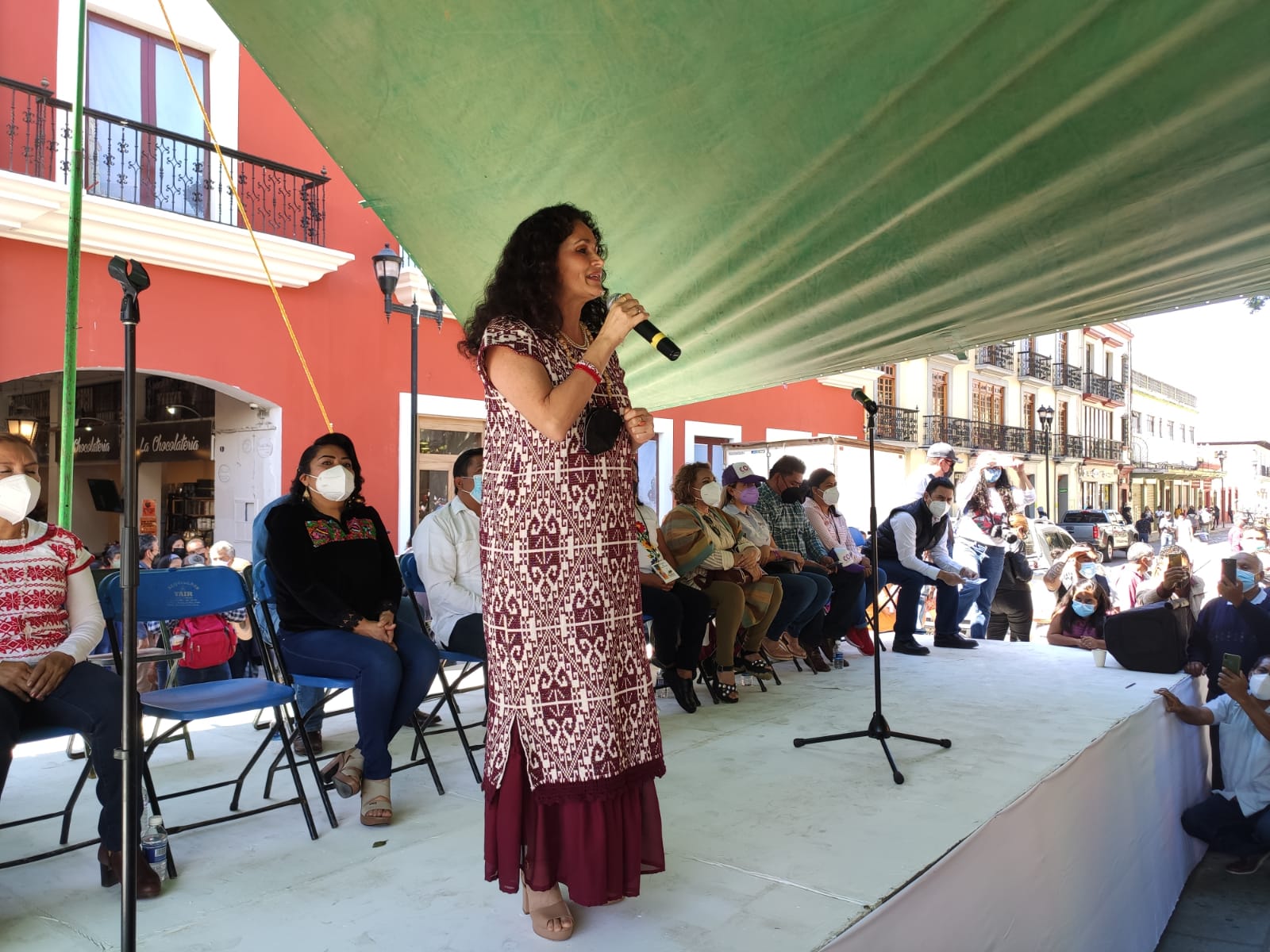 Resolución de TEPJF sobre candidatura de Harp por Oaxaca “es victoria colectiva de mujeres”, dice senadora. Foto: Mario Arturo Martínez