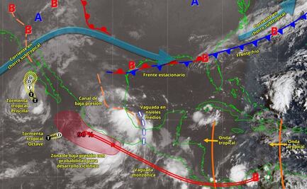 Continuarán aguaceros, turbonadas mar adentro y oleaje elevado en Oaxaca