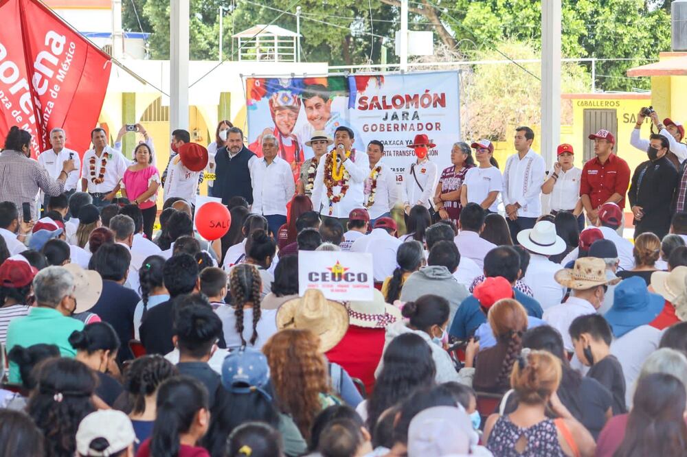 Bitácora de campaña: Morenista presume 50% de preferencia; MC pide reagendar primer debate para gubernatura de Oaxaca. Foto: Especial