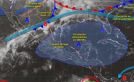 Alertan descenso de temperaturas, lluvias y rachas de viento en Oaxaca por frente frío número 27