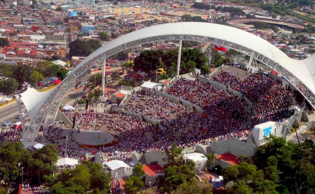Auditorio donde se lleva a cabo la Guelaguetza cada año. Foto: Auditorios de México
