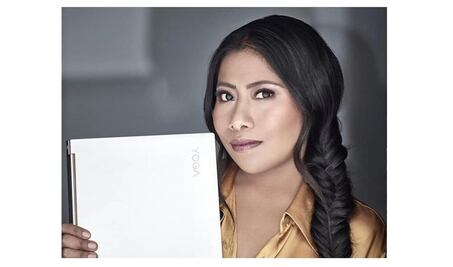 Yalitza ahora es imagen de una empresa de computadoras