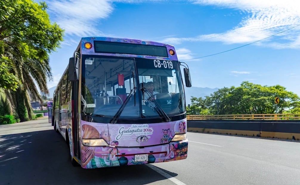 Rutas del Binnibus edición Guelaguetza 2026. Foto: Gobierno de Oaxaca